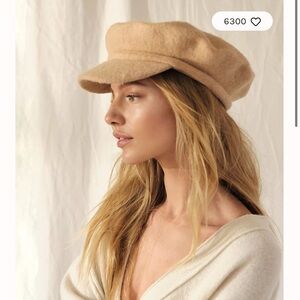 Free people slouch hat in black